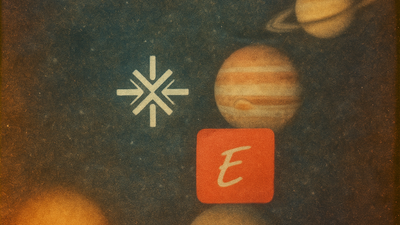 Logos for BrandLight and Evertune against a space-themed background, representing platform positioning in AI-mediated search.
